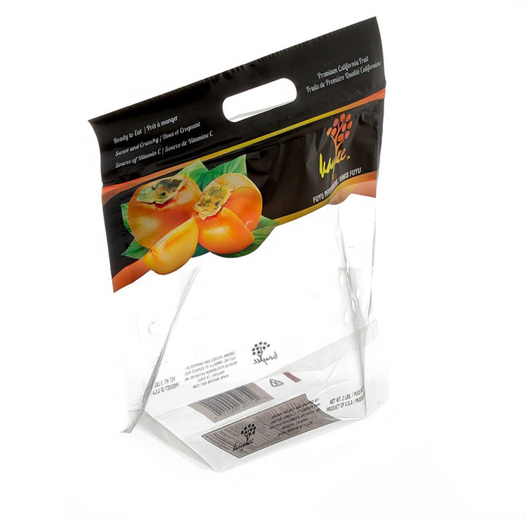 Stand Up Perforated Bags For Vegetables , PP Green Bags To Keep Produce Fresh