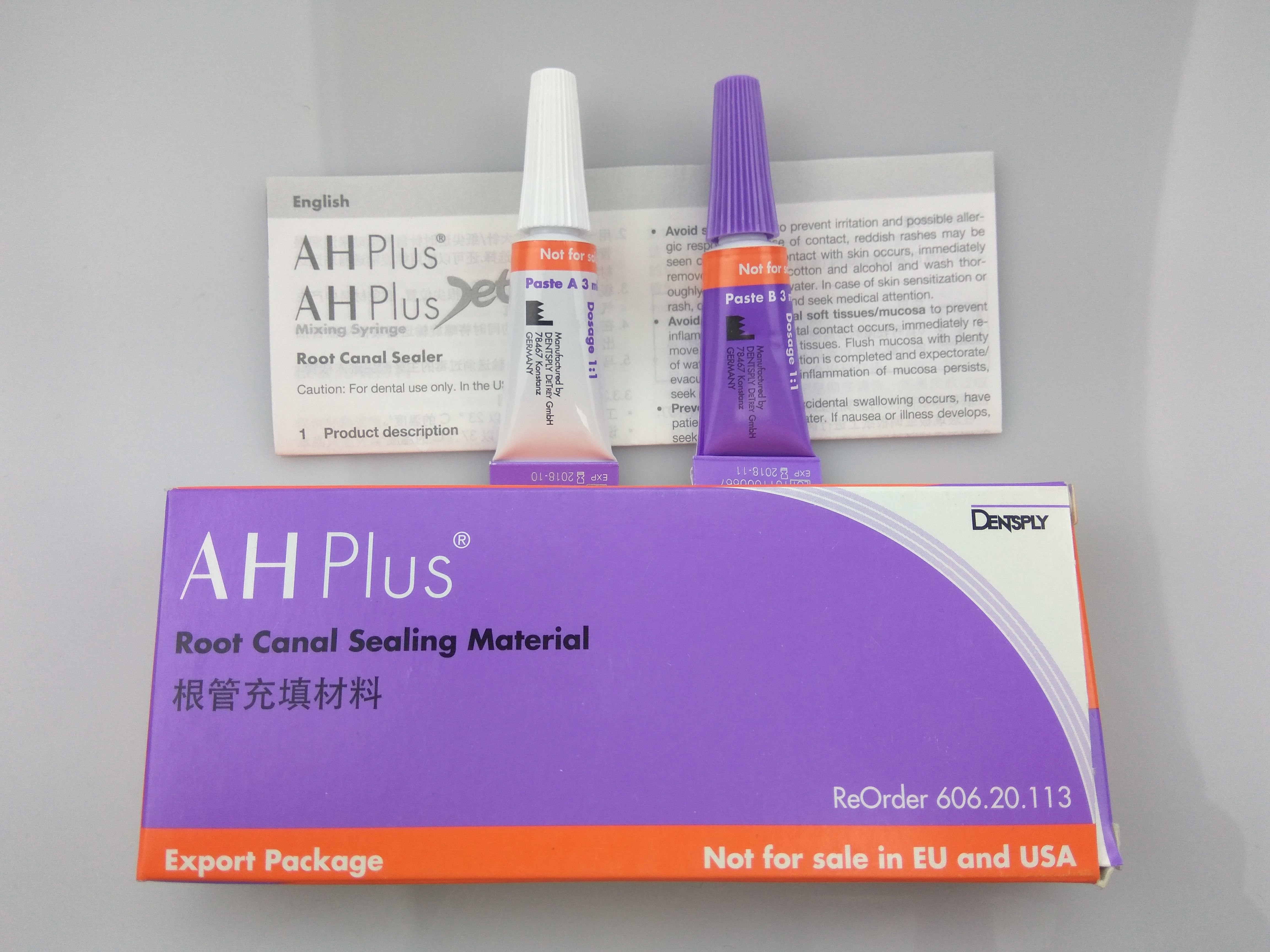 Precision Dental Root Canal Sealing Material AH Plus Mixing Syringe 3ml