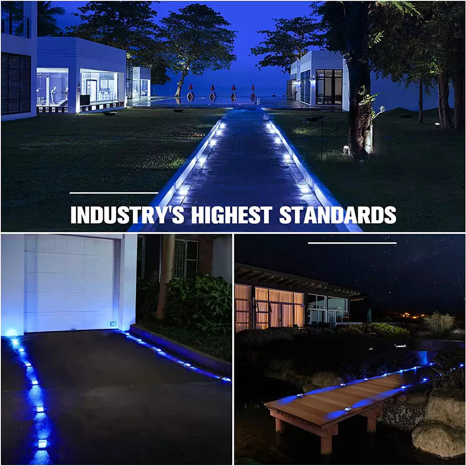 IP68 Aluminium Solar Reflective Road Stud Car Shape Solar Powered LED Deck Lights