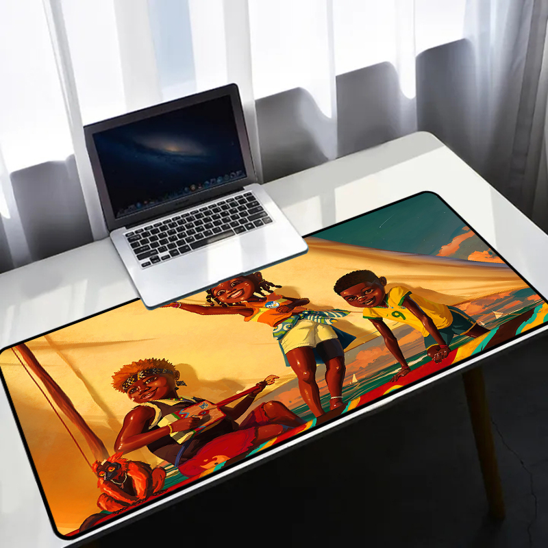 Professional Game Player Custom XXXL PC Desk Mat with Edging Packaging and Logo Mousepads