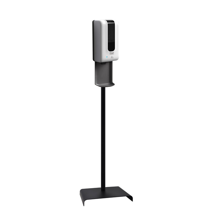 Floor Standing 1L Automatic Hand Sanitizer Dispenser With Advertising Panel