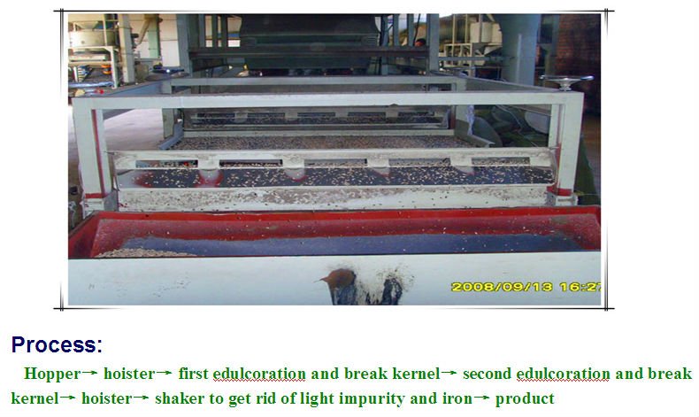 High Efficiency Sunflower Seeds Sheller Peanut Shelling Machine 1T / H