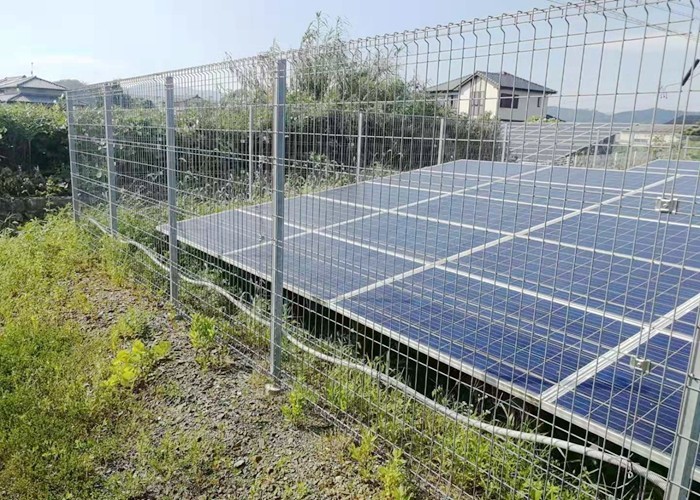 Anti Corrosion PVC Coating Wire Mesh Fencing , Welded Wire Garden Fencing For Safe