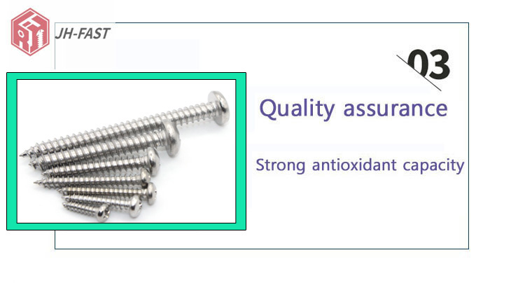 Passivated Stainless Steel Torx Wood Screw cross pan head flat head torx tapping screw