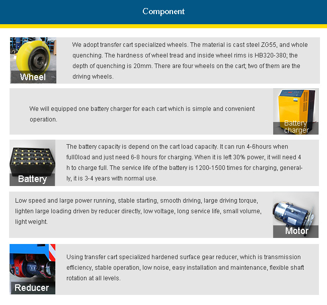 20 ton ladle transfer cart for metal and slag indusrial material handling