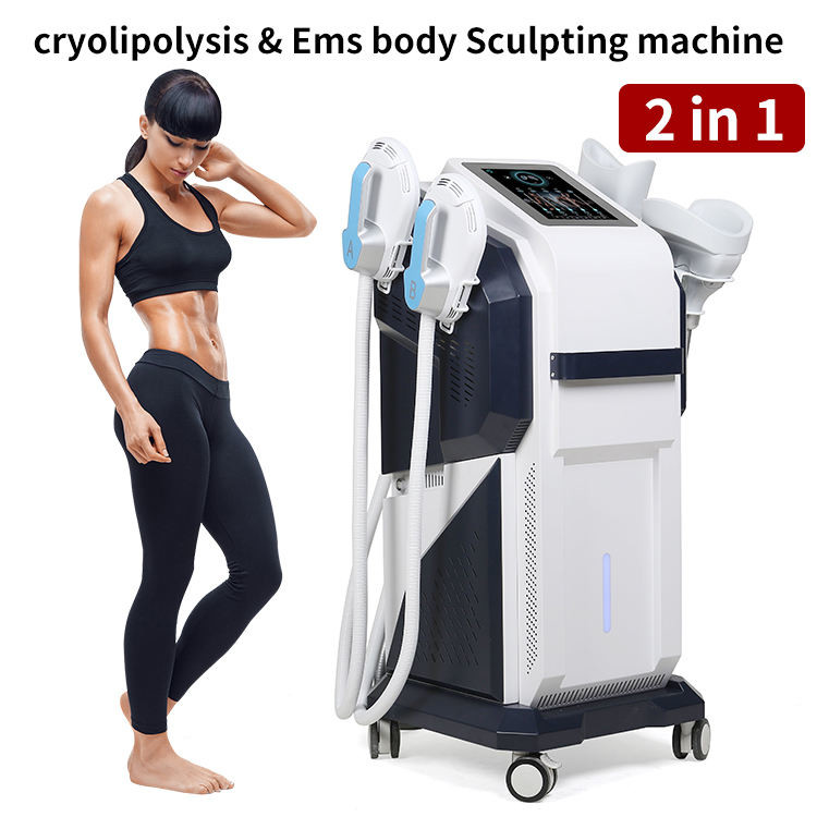 4 Handles Cryo Body Skin Tightening Machine Cellulite Reduction
