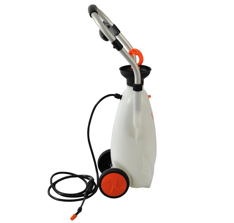Portable 12L pressure eyewash equipment, portable emergency ABS eye wash station