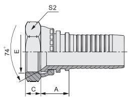 Ferrule Bsp BSPT Jic Orfs Stainless Steel Hydraulic Hose Fitting Female Metal Banjo Fitting Hydraulic Hoses and Fittings