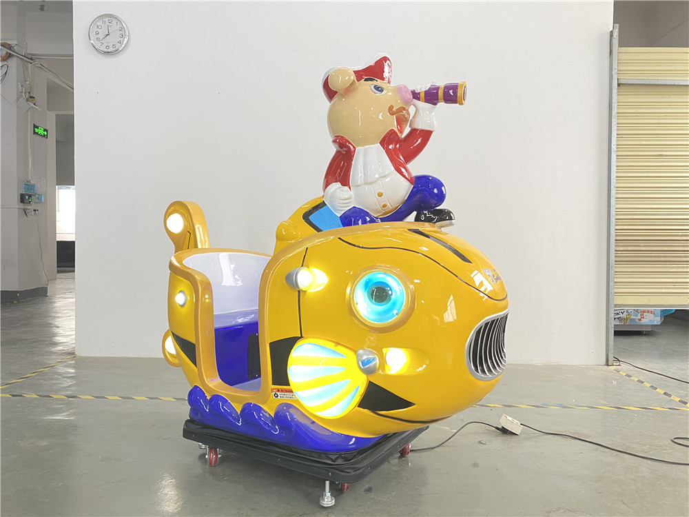 Mini Bus Kiddie Ride With HD Screen Play Rabbit Cruiser Style Fiberglass Material