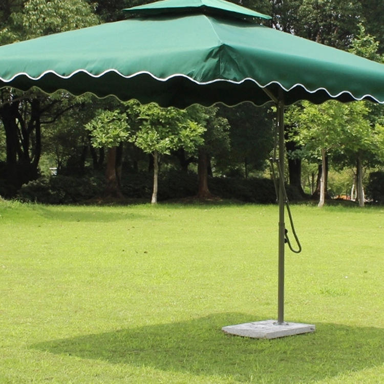 OEM Patio Umbrella With Base Aluminum Cantilever Patio Umbrella