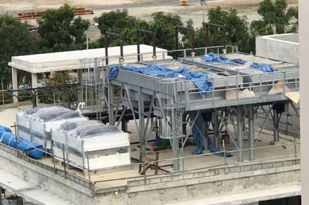 Blockchain Miners Hybrid Dry Cooler With Ziehl Abegg Axial Fans