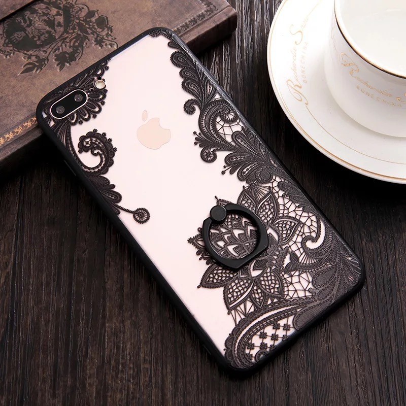 Matte Surface Finger Grip Phone Case Adjustable Stand Spiderman For Iphone 6