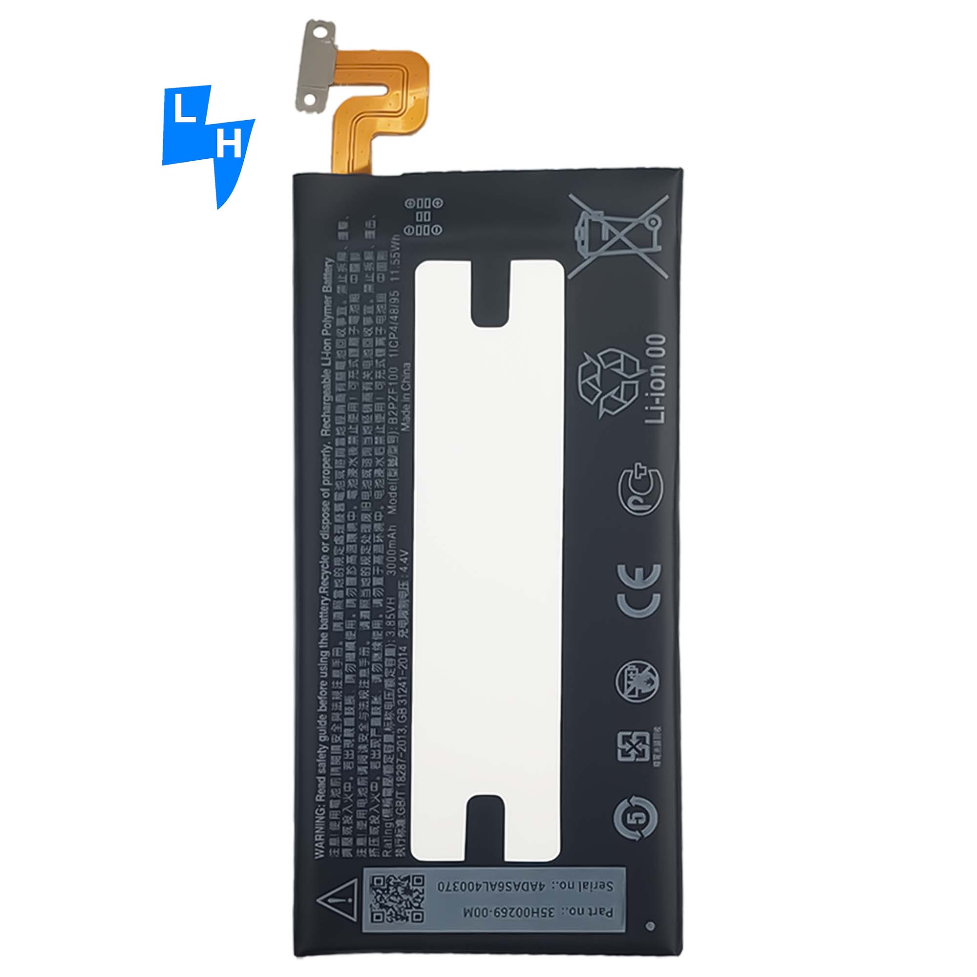 RECHARGABLE Black Oem B2PZF100 Phone Battery for HTC U Ultra Ocean Note 3000mAh 0 Cycle