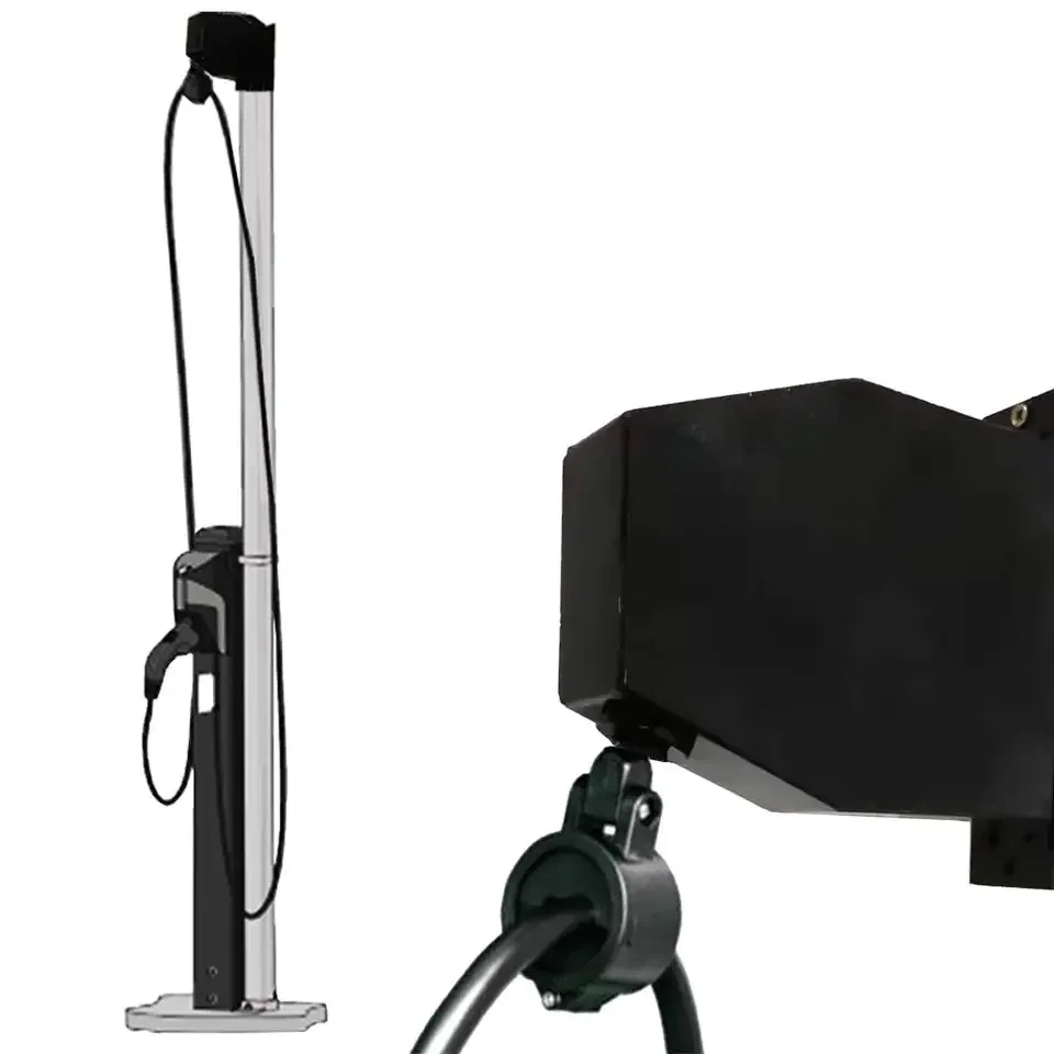AC Station EV Cable Reel Cord Retractor Pedestal Wall Mount Spring Reel Balancer EV Charger Cable Retractor Cable Reel