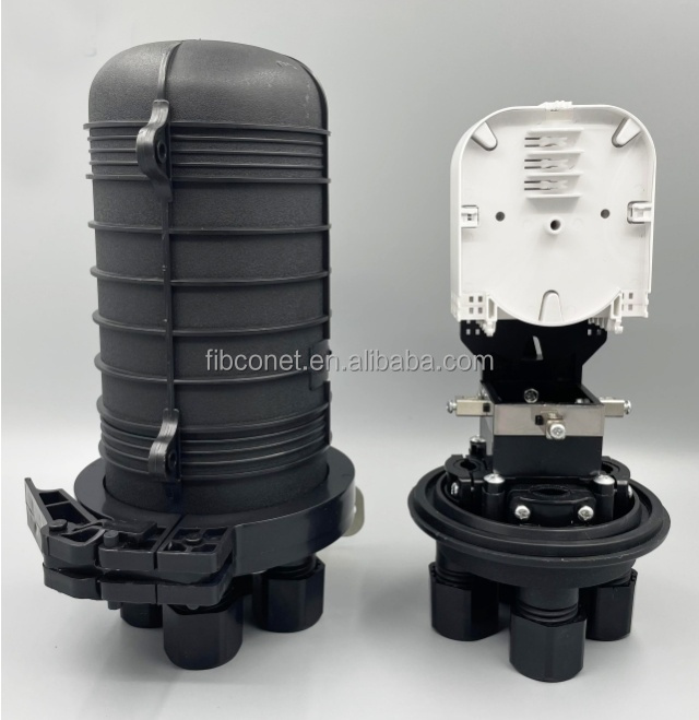 Mechanical Style Vertical 288 Core Fiber Optic Splice Closure Dome Enclosure for FTTH