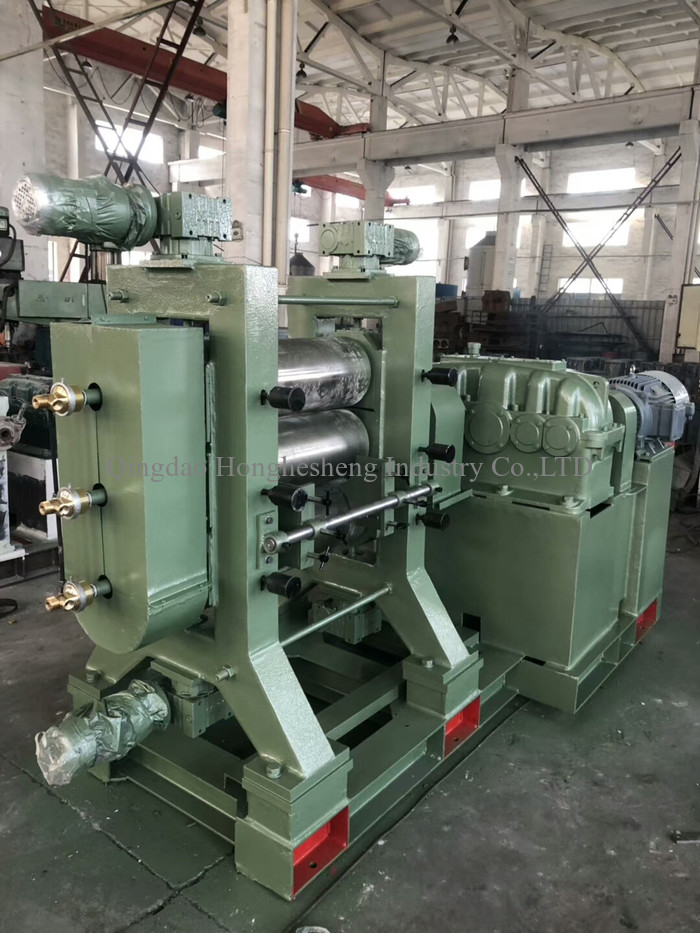 Dia 360mm Three Roll Rubber Calender Machine Rubber Sheet Calendering Machine