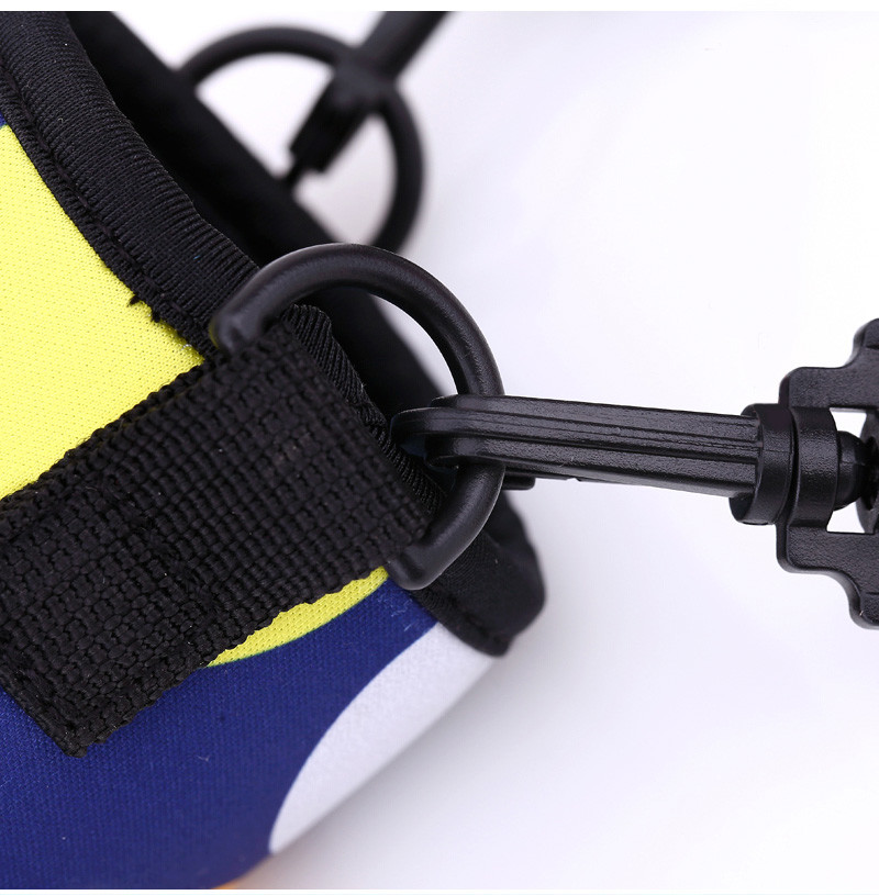 Collapsible L65mm Water Bottle Sleeve With Detachable Shoulder Strap