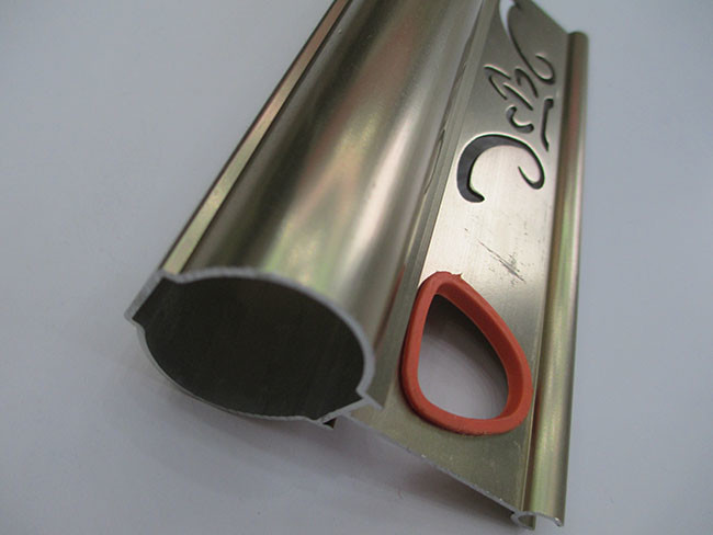 Gold Color Anodized Aluminum Extrusion Profiles For Household Drying Rack