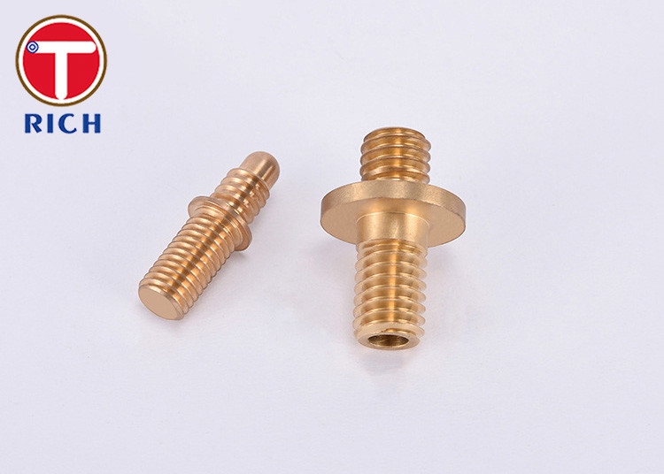 Brass Cnc Turned Parts Mechanical hardware processing copper parts turning precision textile machine parts