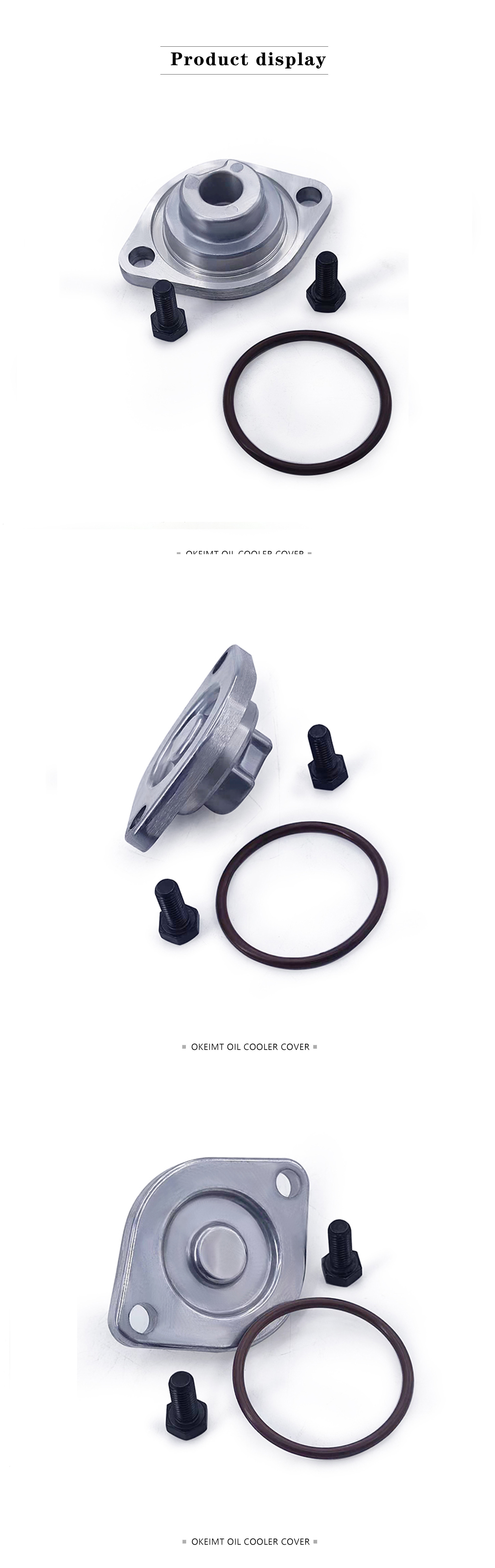 Excavator Accessories Oil Filter Head Isuzu Engine 6BD1