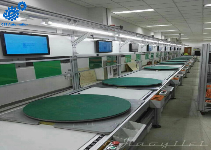 LCD TV Voice Box Automated Assembly Lines 415V 50HZ 3PH Carbon Steel Material
