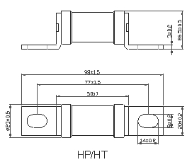 Dissmann BS88-HBD Series fuse High Rupturing Capacity Fuse UL Certified Made in China