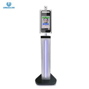 China Stainless Steel 8 Time Attendance Facial Recognition Thermometer on sale