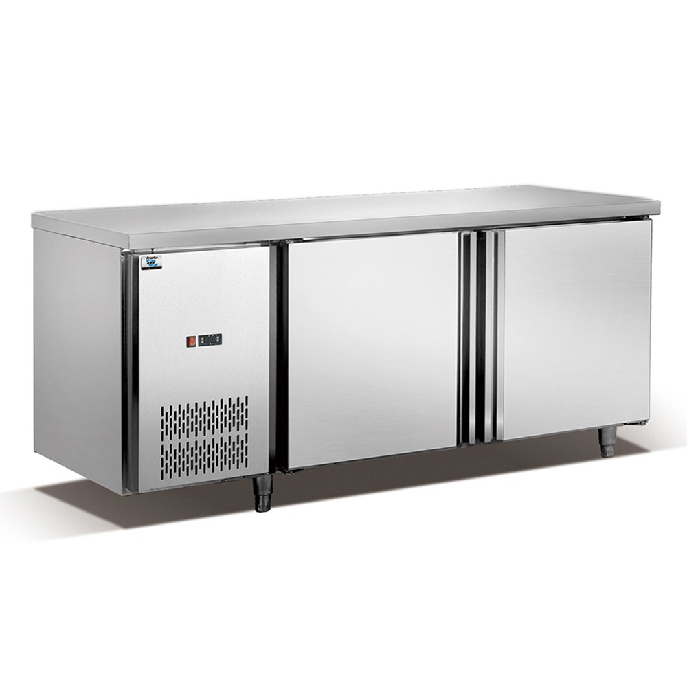 Soundless Restaurant Kitchen Fridge Freezer Anticorrosive 220V