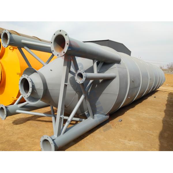 50T Bolted Steel Cement Storage Silo Bulk Fly Ash Silo For Concrete Mixing Plant