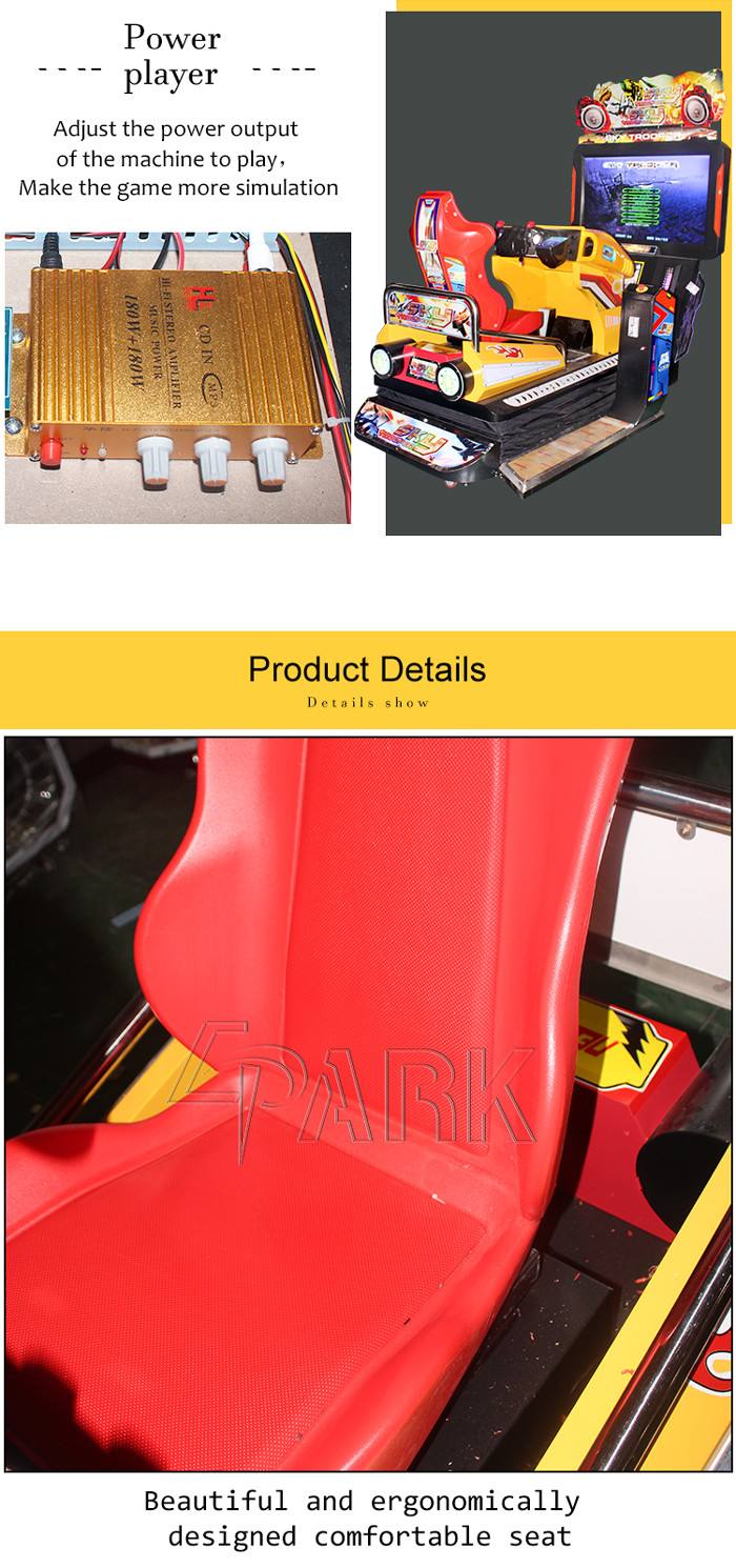 Leader Game 3d Racing Simulator Rocking Seat Full Motion 220V For Adult