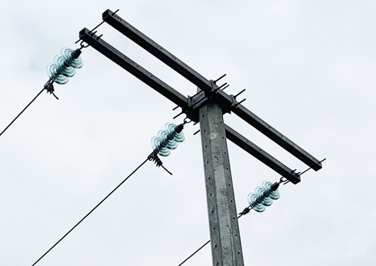 Galvanized Power Pole Accessories 33KV 6300S Power Pole Cross Arm