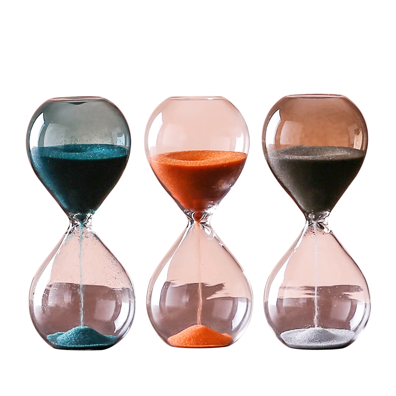 15 30 60 Minutes Glass Hourglass Sand Timer Size Customized