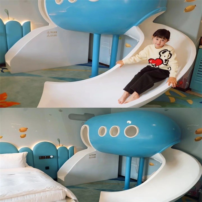 Ocean View Family Hotel Slide for Indoor Kids Entertainment Activities