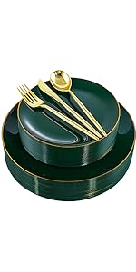 Gold Plastic Plates