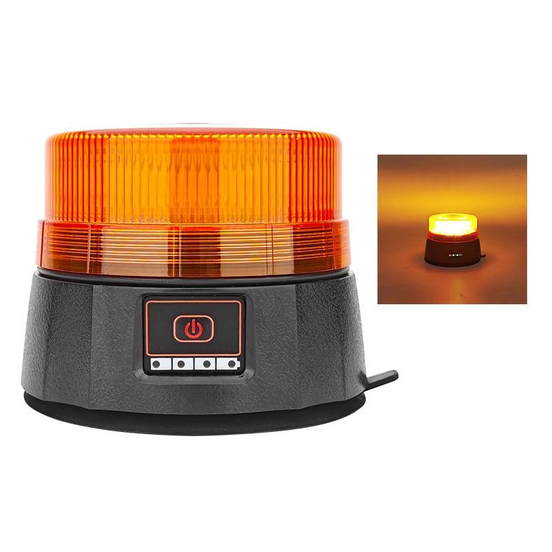 ECE R65 R10 LED Rechargeable Flashing Light Warning Light Strobe Beacon Light