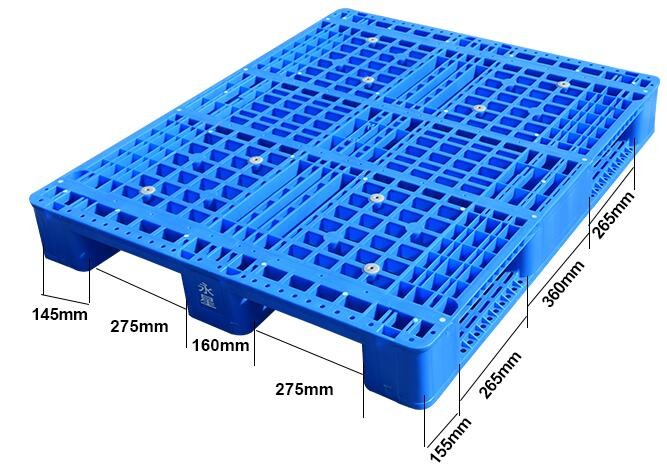 Detachable plastic 4 drum oil spill pallet, 1300*660*150 mm 2 drum spill containment pallet, Nestable 2 drum spill conta