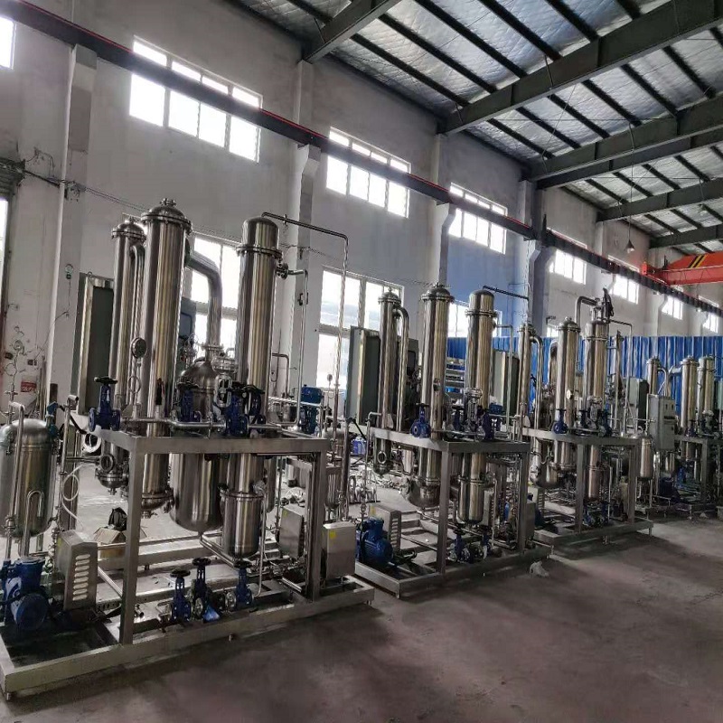 Thin Film Short Path Evaporator Distillation 0.5m2 2m2 Wiped Evaporator For Oil