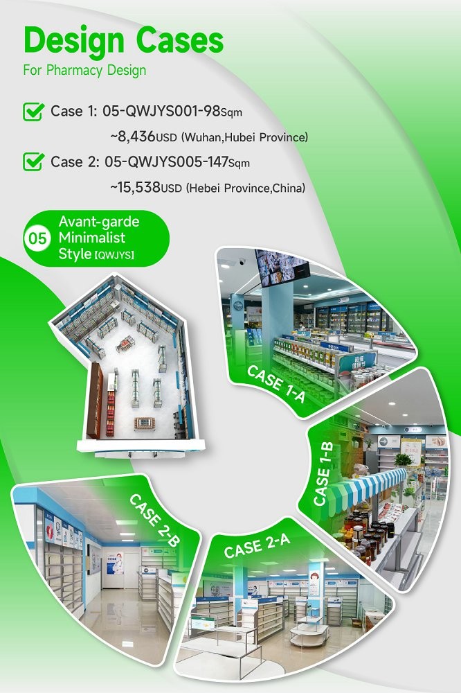 05-QWJYS Pharmacy Store Design With Avant-garde minimalist style
