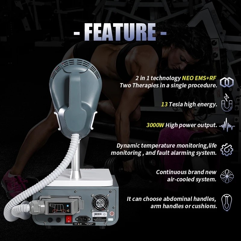 New Upgrade Electro Magnetic body Slim NEO RF HIEMT Body Contouring Peach Hip Sculpting Electo Magenetic Body Slimmingting Machine