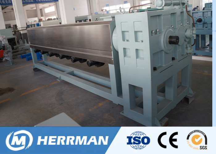 Single Screw Wire And Cable Extrusion Line PE PP PVC Extruder Machine NSK Bearing