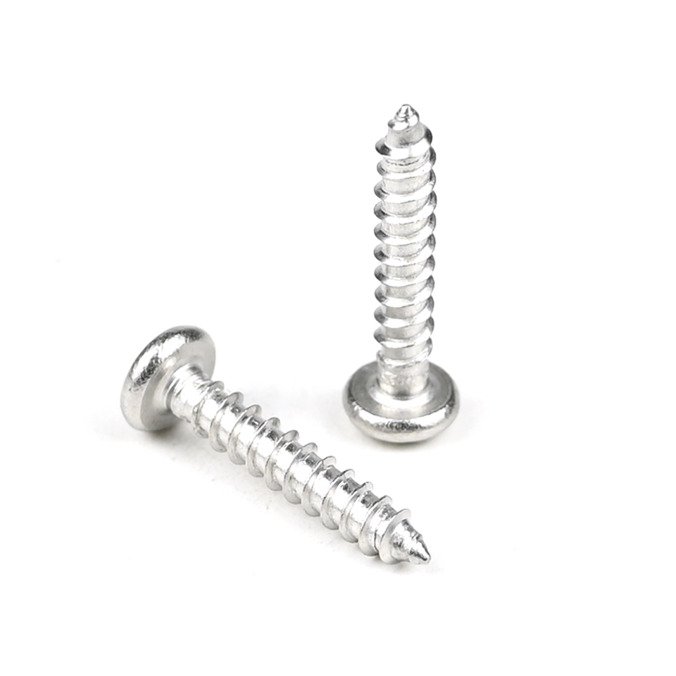 304 Stainless Steel Phillips Pan Head Sharp Point Self Drilling Tapping Screws