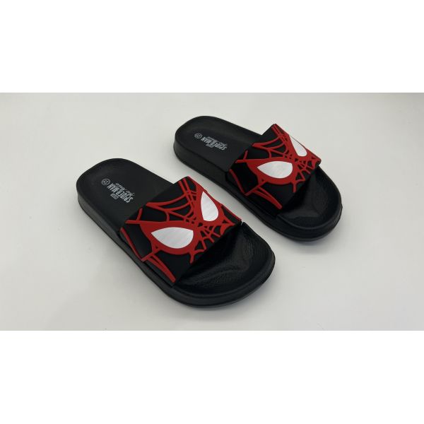 Kids Slides Pool Mule Sandals Spider Man Summer Sandals Customized Logo