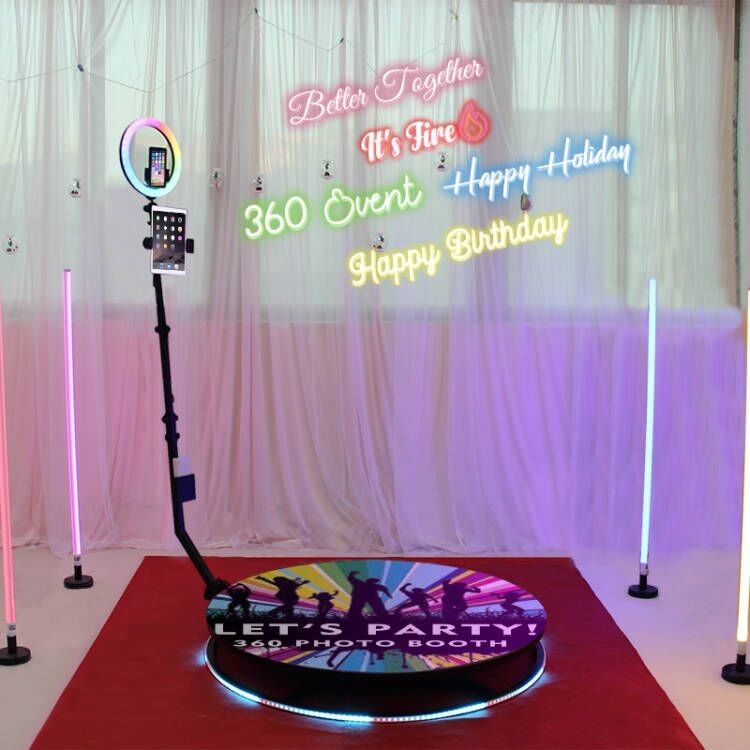 Intelligent Operation 360 Photo Booth Machine Slow Motion Automatic