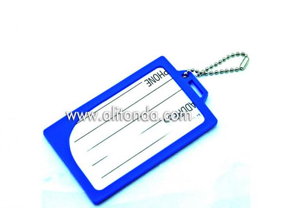 Custom high quality cheap soft pvc cute simple business card holder