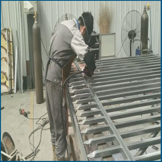 POWDER coated tubular fence panels Hercules Security Fence panels