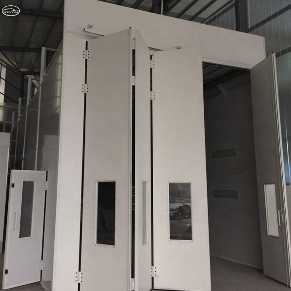Diesel Burner Truck Spray Booth 220V 39KW With LED Light And 11KW Fans