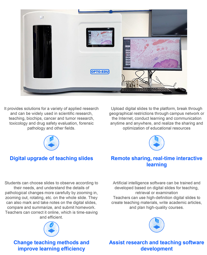 OPTO-EDU M30.5820 Full Auto Microscope Slide Scanner 60/120/240/480 Slides