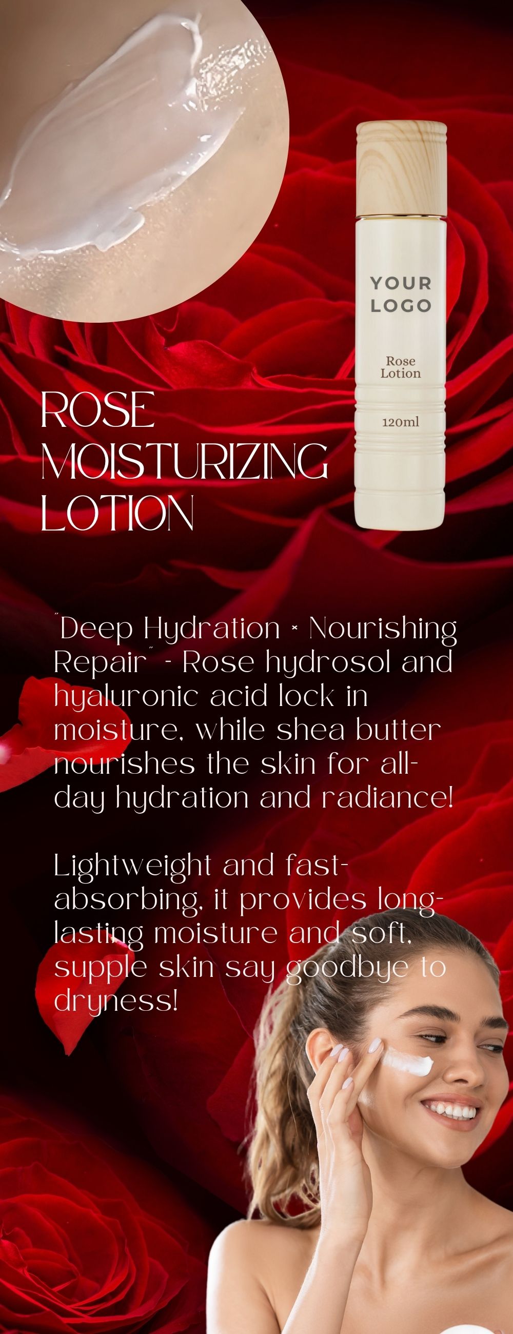 Private Label Custom Logo Cucumber Vitamin B5 Repair Lotion Improve Dry Skin Face Lotion Nourishing Hydration Skin Care