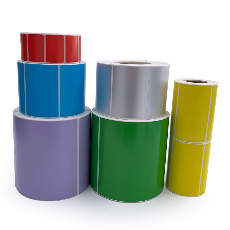 Customized 3 proof thermal paper sticker top coated thermal paper sticker with glassine liner