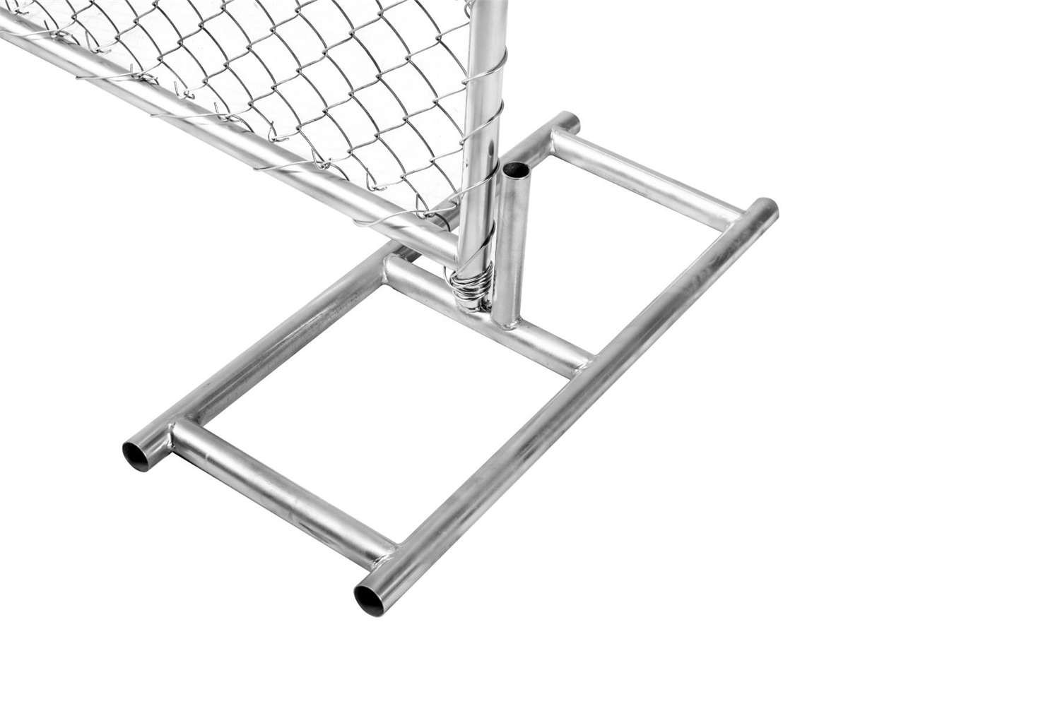 6' Height x 12 ' Width Temporary Chain Link Fence For Construction Security also available 8ft x 12ft cross brace
